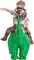 GOOSH Inflatable Dinosaur Halloween Costume Riding T Rex Air for Kids and Adults